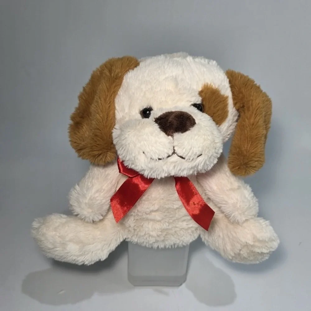 Dan‎ Dee Puppy Hand Puppet Floppy Ear Plush Stuff Dog 9 in